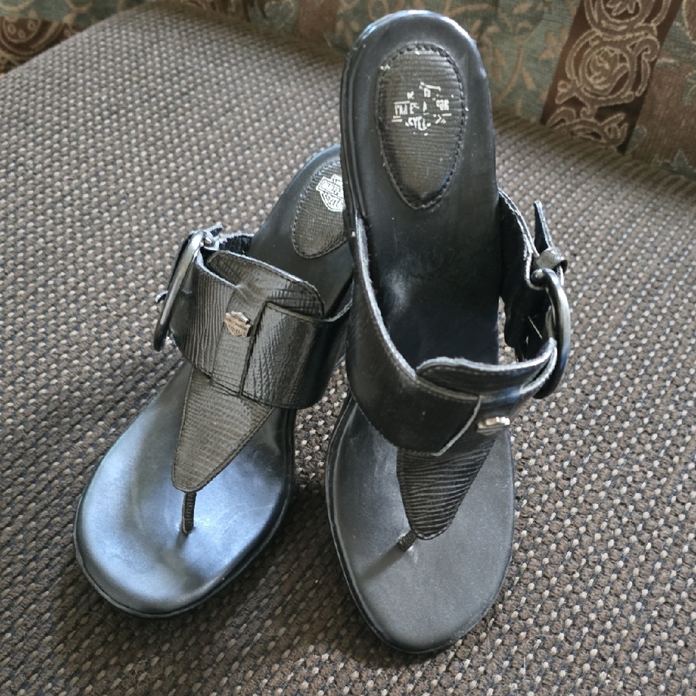 Harley-Davidson Black Women's Sandals